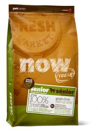 Корм NOW Natural Holistic Fresh Senior Small Breed Recipe Grain Free, для Пожилых собак Малых пород с Индейкой, Уткой и овощами