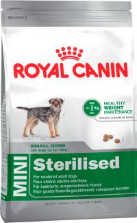 Сухой корм ROYAL CANIN Mini Sterilised, для взрослых стерилизованных собак мелких размеров