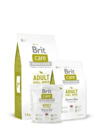 Корм Brit care для собак малых пород с ягненком и рисом, Adult Small Breed Lamb&Rice