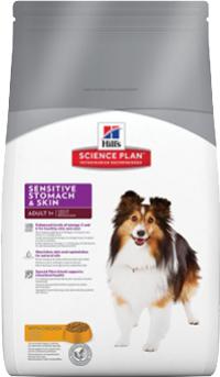 Сухой корм Hills Sensitive Stomach & Skin, для взрослых собак для здоровья ЖКТ