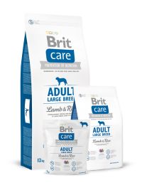 Корм Brit care для собак крупных пород с ягненком и рисом, Adult Large Breed Lamb&Rice