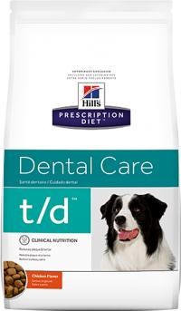 Сухой корм Hills Canine Dental Care t/d, ветеринарная диета для гигиены полости рта у собак